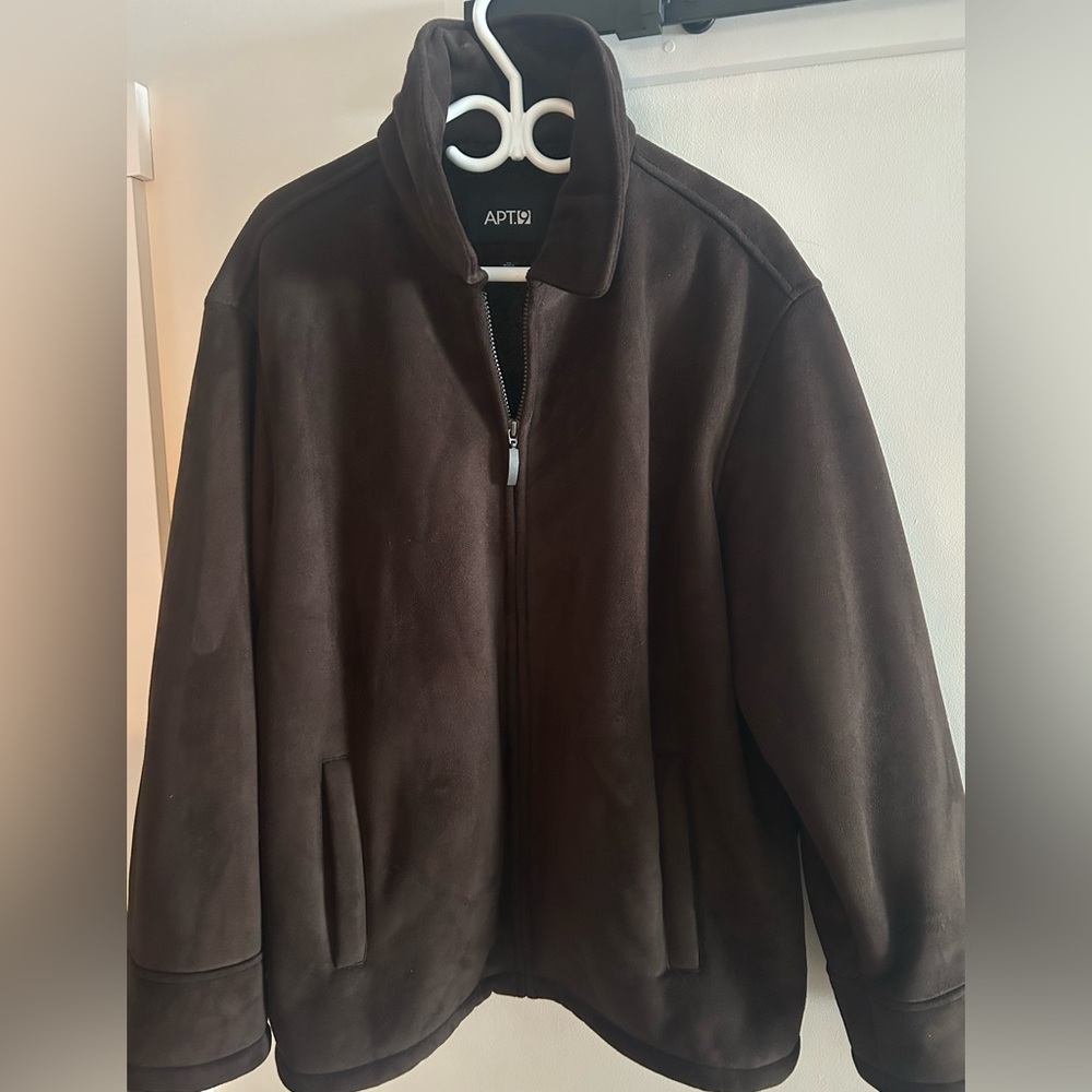 Men’s Apt. 9 Faux Suede Bomber Jacket